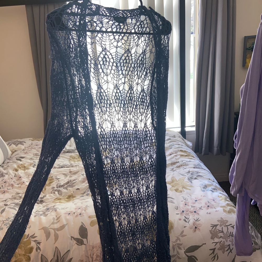 Croquet blue long cardigan